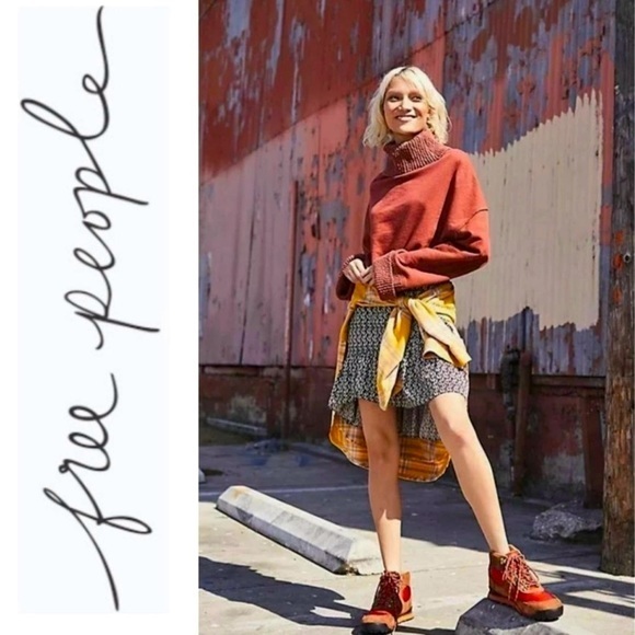 Free People Dresses & Skirts - Free People Nadia Geometric Print Skirt size 6